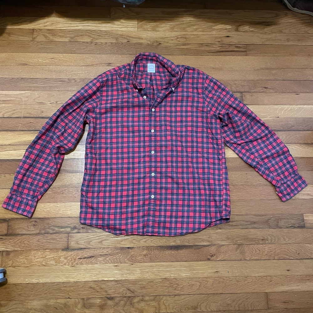 Brooks Brothers Red Casual Button Down Shirt